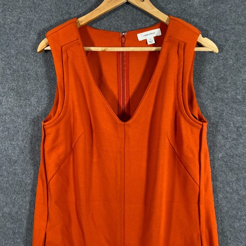 Country Road Dress Womens 10 Orange Shift Pockets Career Office City Ladies Z42 - Picture 2 of 12