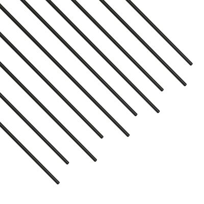 10Pcs Carbon Fiber Rod 2mm x 200mm Solid Matte Round Bar Pole for RC Airplane...