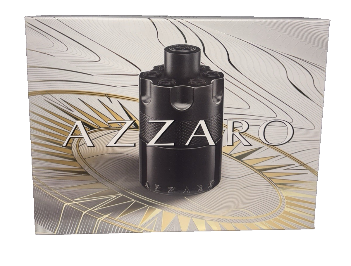 Azzaro The Most Wanted EDP Intense 3PC Set Spray 3.4 oz, 10ML MEN