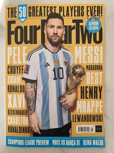 LIONEL MESSI ARGENTINA WORLD CUP 2022 FOUR FOUR TWO 442 FOOTBALL MAGAZINE 2023