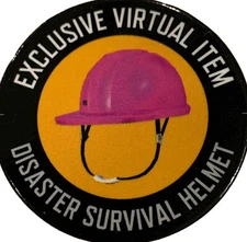 ROBLOX Celebrity Series Disaster Survival Helmet *Code ONLY* Virtual Item Hat