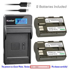 BP-511 Battery or Slim LCD Charger for Canon EOS 5D 10D 20D 20Da 300D 30D 40D