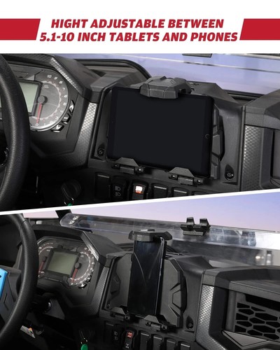 Support téléphone et tablette pour Polaris RZR 1000 XP 2019-2023 - Accessoires UTV, G... - Photo 8 sur 9