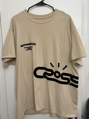 Travis Scott Cactus Jack Crossover Motor Sport Tee Shirt (LARGE)Authentic 