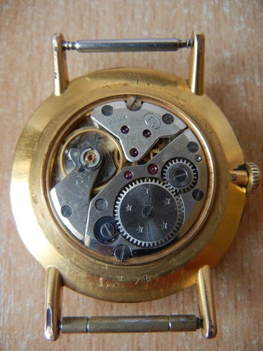 Vintage WATCH 18 jew RUSSIAN Men's Wostok 2209 Gold plated USSR СССР - 第 10/11 張圖片