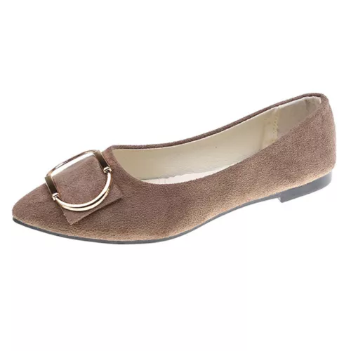 Bequemer modischer eleganter Damenschuh rutschfest flache Schuhe Slipper flache Party - Bild 47 von 75