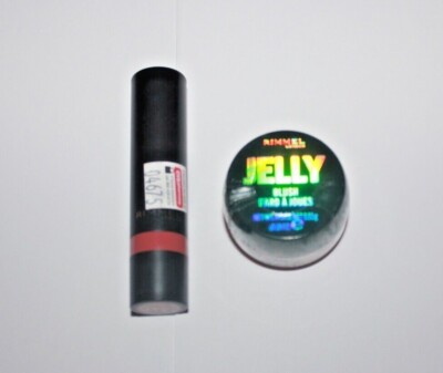 Rimmel Lasting Finish Extreme Lipstick #100 + Jelly Blush #003 Lot Of 2 Sealed