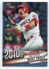 2020 Topps Baseball BLUE 2010s Decades' Best - #DB-71 - Mike Trout - Angels