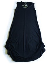 NEW PURE ESSENCE XS Little Black Dress Sporty Casual Sleeveless Easy A-line Fit