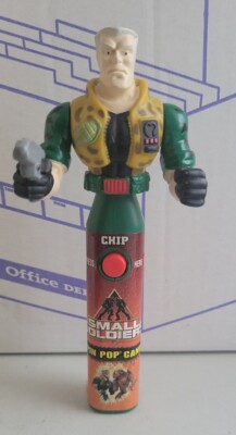 SMALL SOLDIERS CHIP HAZARD SPIN POP COLLECTIBLE BASE, NEEDS