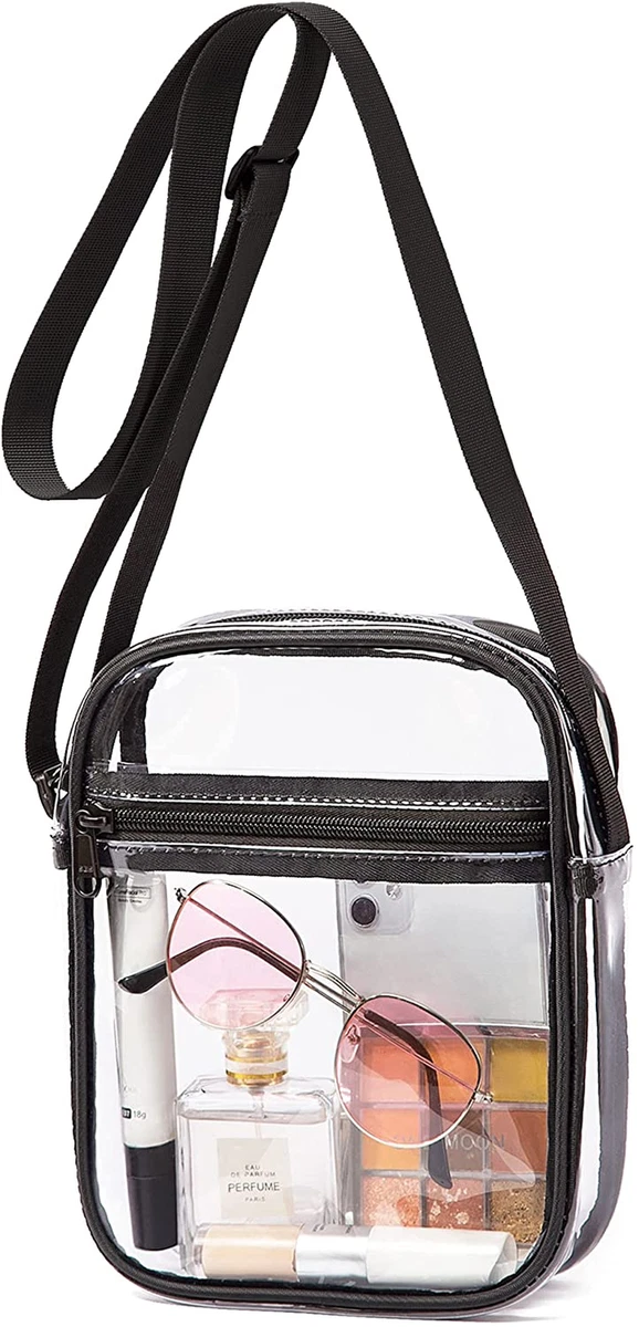 Clear Bag Stadium Approved, Clear Purse Crossbody Concert Bag for Women