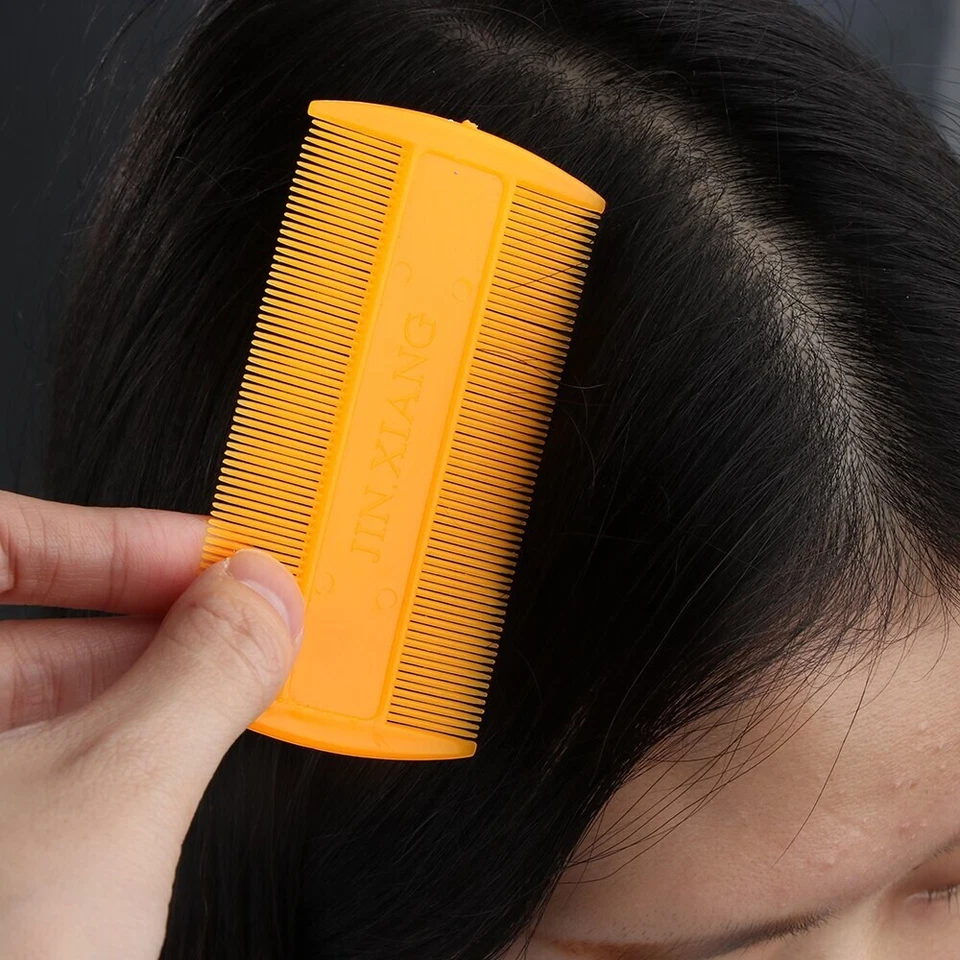 12 PLASTIC COMB HEAD DANDRUFF HAIR NIT FLEA LICE EGGS REMOVE peine para piojos - Image 4 of 4