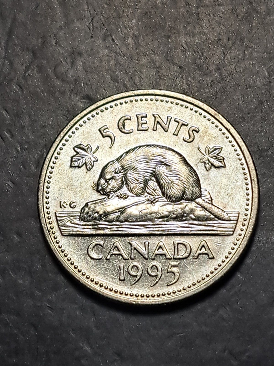 1995 CANADA 5 CENTS/NICKEL Free Combined Shipping | eBay