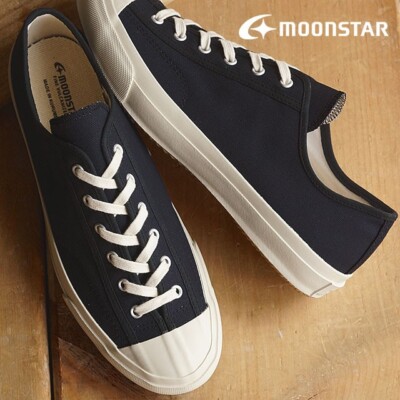 Moonstar Fine Vulcanized GYM CLASSIC dark navy Kurume Canvas Schuhe Sneaker J...