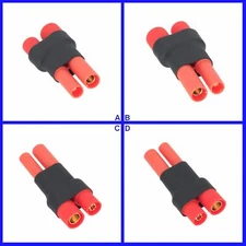 HXT 4mm Male/Female to HXT 6mm No Wires Adapter For RC Truck Boat LIPO Battery