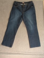 NRJ Natural Reflections Women 11" inseam Med Wash Jeans size 14