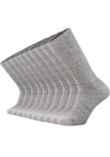 10 Pack Cotton Full Cushion Crew Socks for Men & Women - Size 10-13 - New