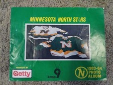 MINNESOTA NORTH STARS 1983-84 Photo Album NHL HOCKEY NEAL BROTEN & WILLI PLETT