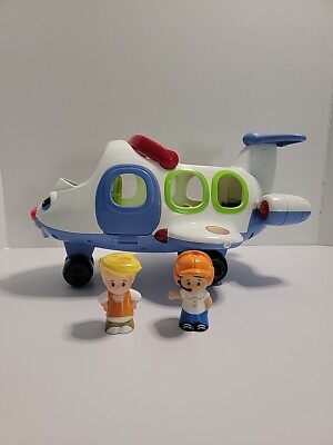 Fisher Price Little People Lil Movers Jet Plane Airplane Only Tested/sounds good