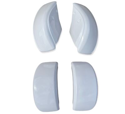 NEW HONDA FL250 ODYSSEY FL 250 77 - 84 PLASTIC WHITE FRONT AND REAR FENDER SET