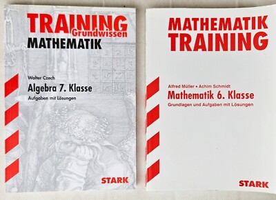 TRAINING Mathematik ALGEBRA 7.Kl. + Mathe 6. Kl., Grundlagen, Aufgaben, Lösungen