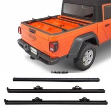 Barra transversal negra para Jeep Gladiator 2020-2023 barra de transporte trasera pick up barras traseras