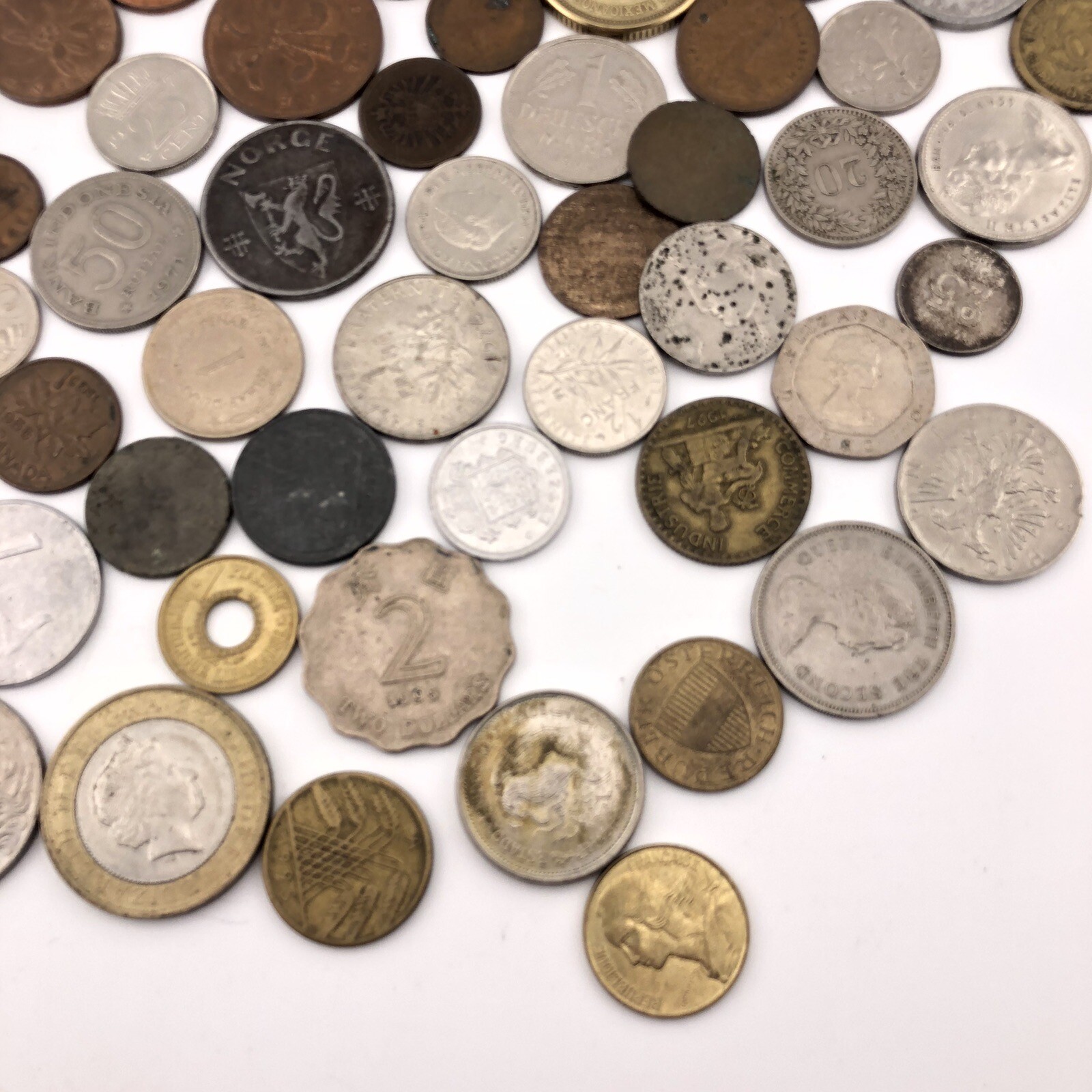 WORLD COIN MIXED LOT 60 Assorted Foreign Collectible Coins eBay