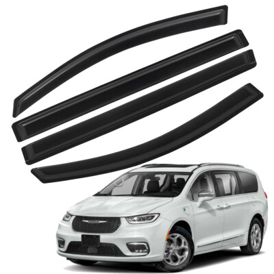 Rainproof Deflector Rain Guard Window Vent Visor for 2017-2024 Chrysler Pacifica