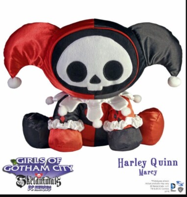 Skelanimals DC Comics Super Hero Harley Quinn Marcy 10-Inch Plush