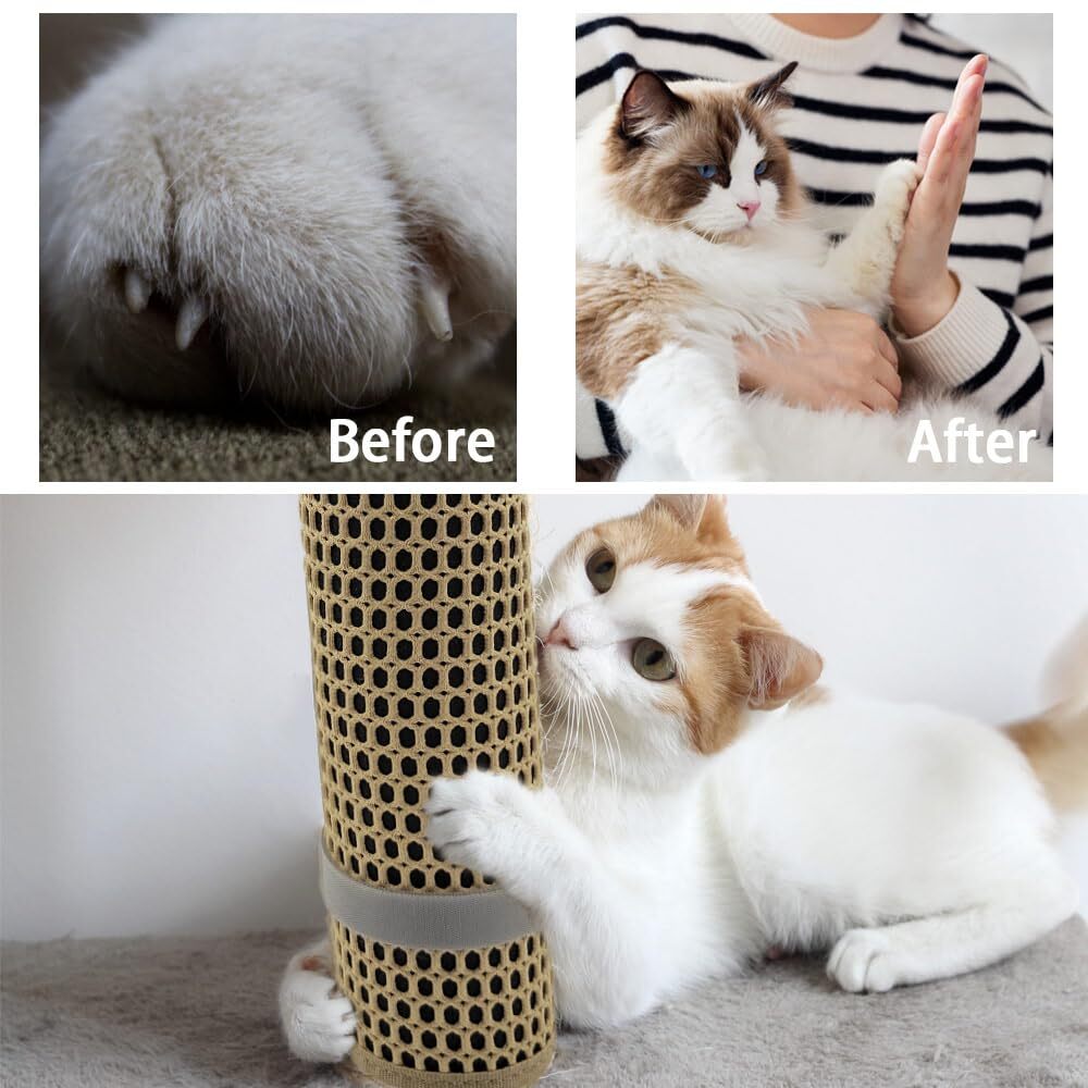 WENIFU Cat Nail File Scratcher Wrapped Around a Cat Scratching Post eBay