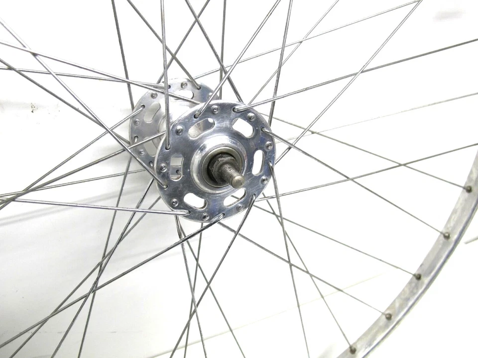 Vintage Rennrad Laufrad Vorderrad NORMANDY / DEPOSEE RECORD PIST BAHNRAD - Bild 3 von 4