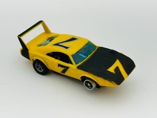 Aurora AFX DODGE CHARGER DAYTONA - Yellow HO Slot Car 1900