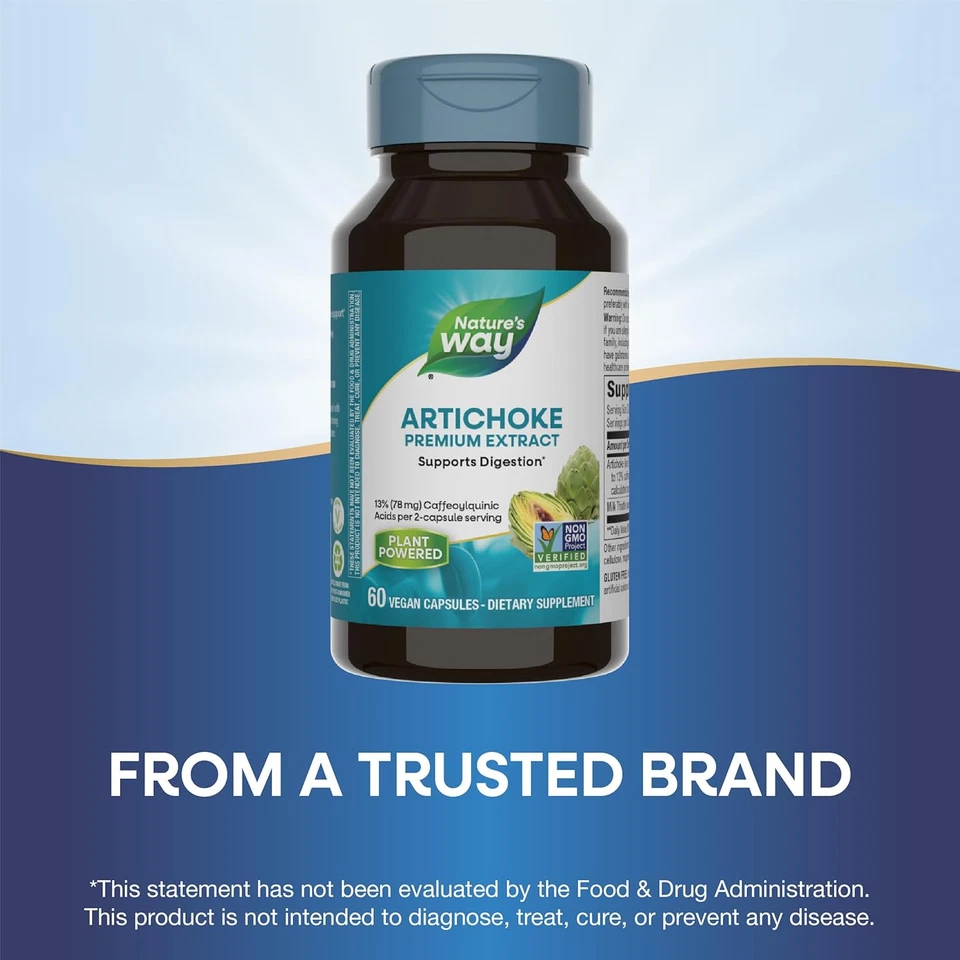 Extrato Premium de Alcachofra, Suporta Digestão*, Projeto Não OGM Verificado, Vegano, - Imagem 4 de 4