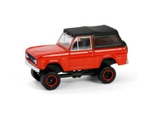 1969 Ford Bronco Lifted - Red Diecast 1:64 Scale Model - Greenlight 35290B