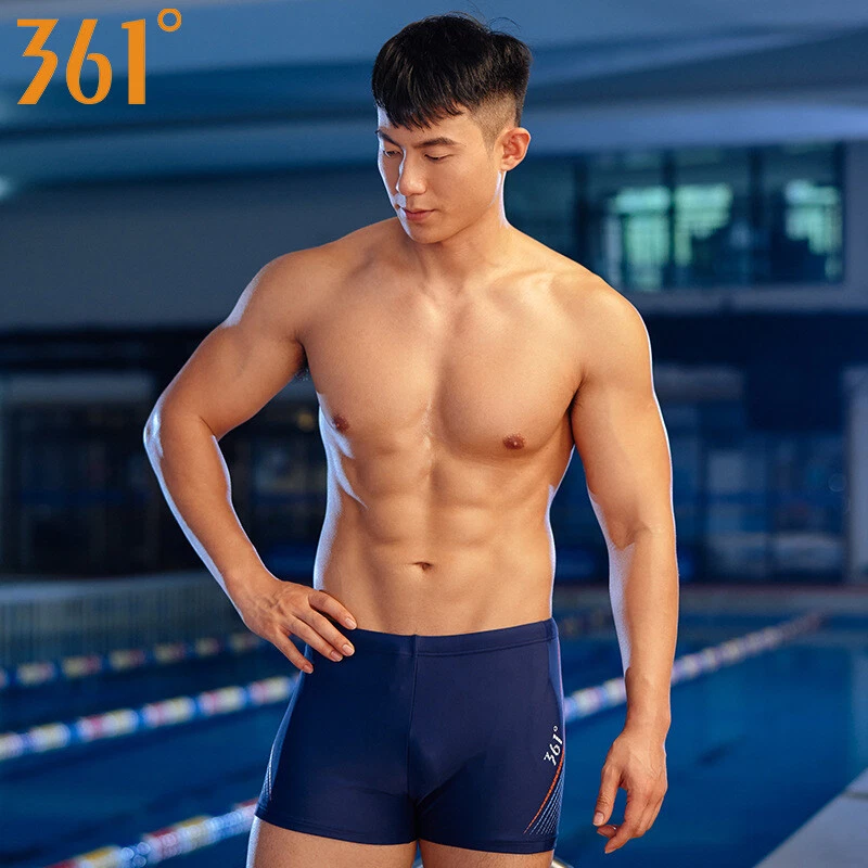 Men Swimwear Swimming Trunks Professional Trunks Competition Swim Shorts