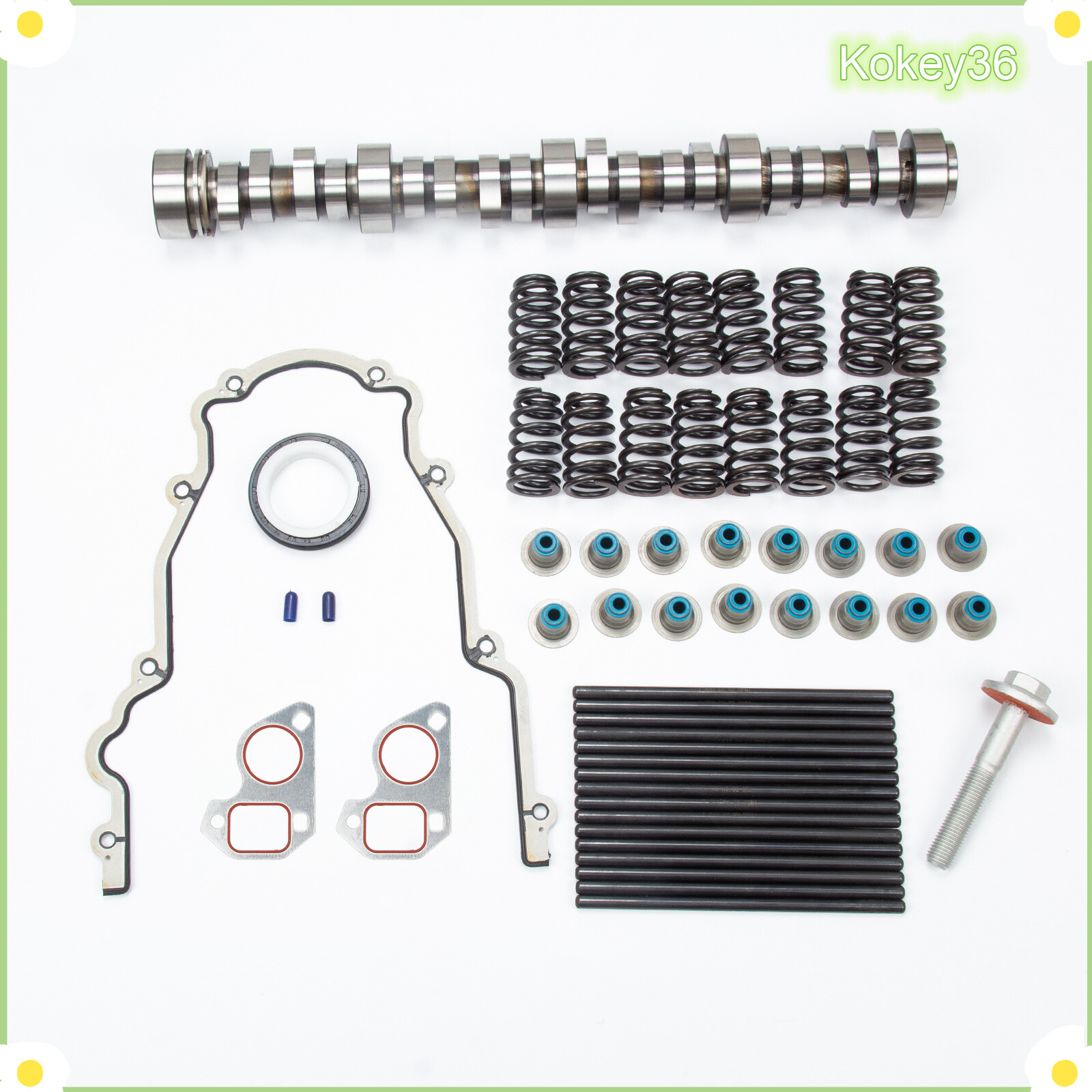 Sloppy Stage 2 Camshaft Kit Fit for LS1 4.8 5.3 5.7 6.0 6.2 LS Cam LQ4