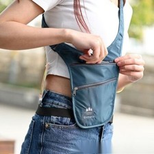Invisible Travel Waist Packs Pouch for Passport Belt Bag Hidden Security Wallet◈
