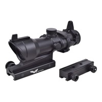 Ottica Asg Softair M4 Zoom 4X32 Acog Full Metal Nero Attacco 11 E 22MM JS-432B