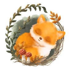 Car decal sticker forest animal sticker