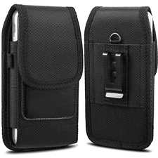 Heavy Duty Vertical Pouch Case Holster Carrying Belt Clip Large Phone Samsung