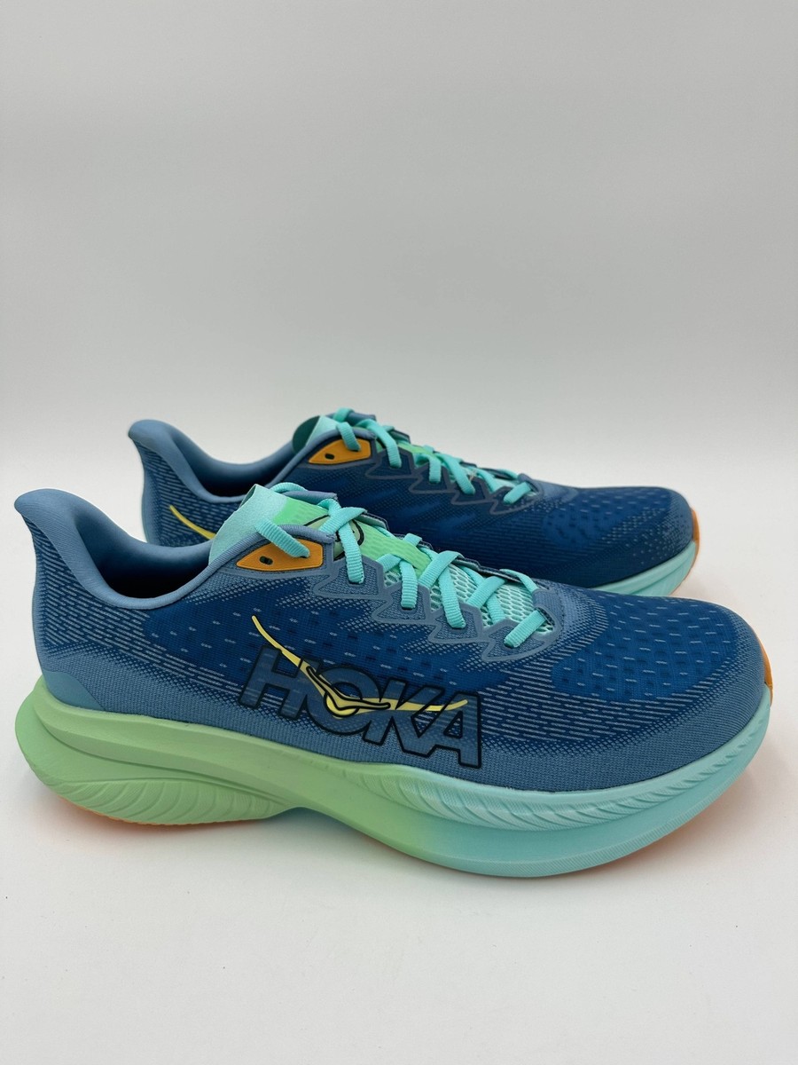 Hoka One One Mach 5 White Running Shoes Mens Sz 9.5D F27223L Hoka mach 5 white - Gem main image 2