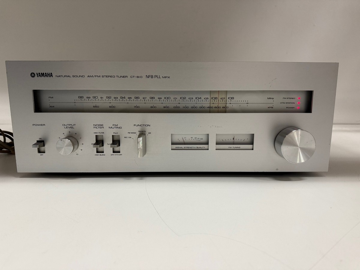 YAMAHA　ヤマハ　FM　AM　ステレオチューナー　CT-800 YAMAHA CT-800 Natural Sound AM/FM Stereo Tuner Fully Working