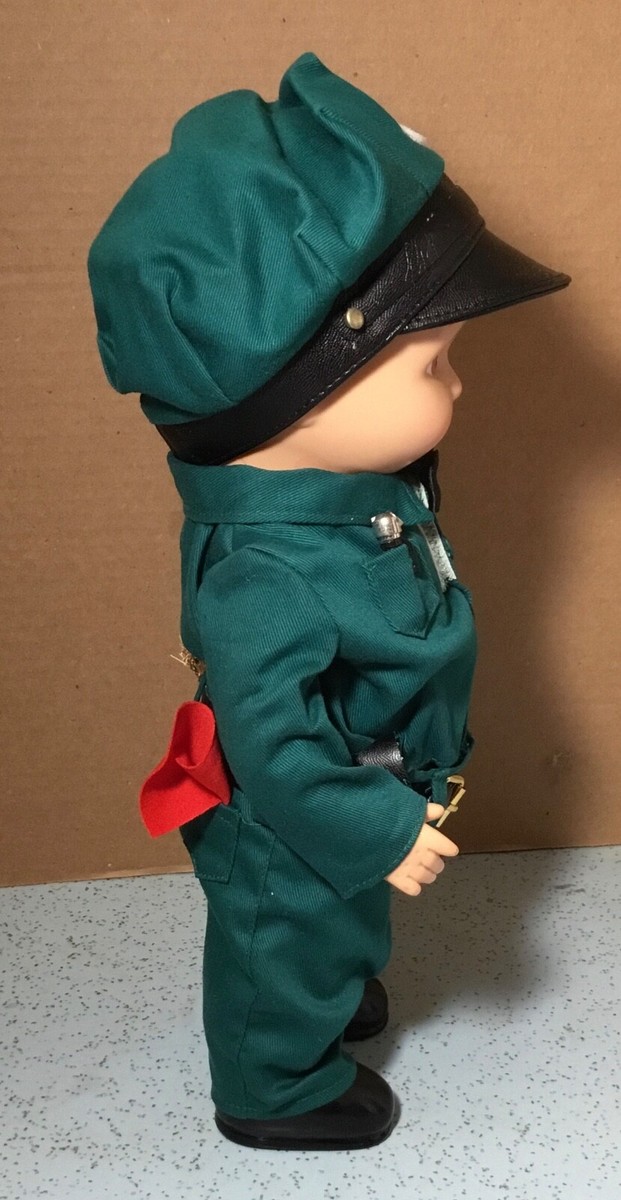 BUDDY LEE TEXACO OIL CO. STATION ATTENDANT DOLL & TIN BOX NEVER