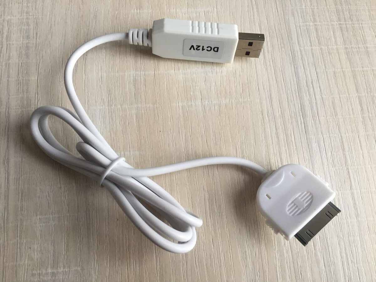Apple iPod 30GB FireWireケーブル付き（ジャンク） USB to 30 Pin Firewire Function Charging Cable Cord For iPod