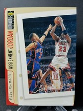 1996-97 UD Collectors Choice Michael Jordan Assignment Jordan #364 Chicago Bulls