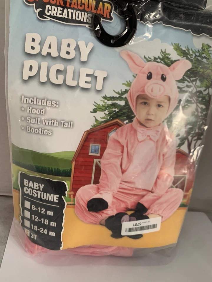 Spooktacular Creations Baby Piglet Costume (3T) NIP Free Shipping  - Image 2 of 4