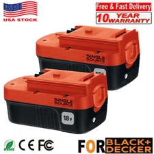 HPB18 18V HPB18-OPE 244760-00 18 VOLT NI-MH BATTERY/Charger FOR BLACK AND DECKER