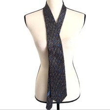 Ermenegildo Zegna Abstract Floral Silk Men Tie