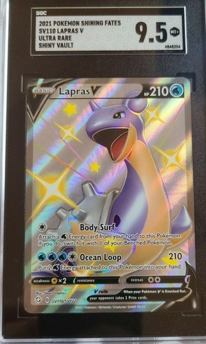 Lapras V graded SGC 9.5 for sale on eBay