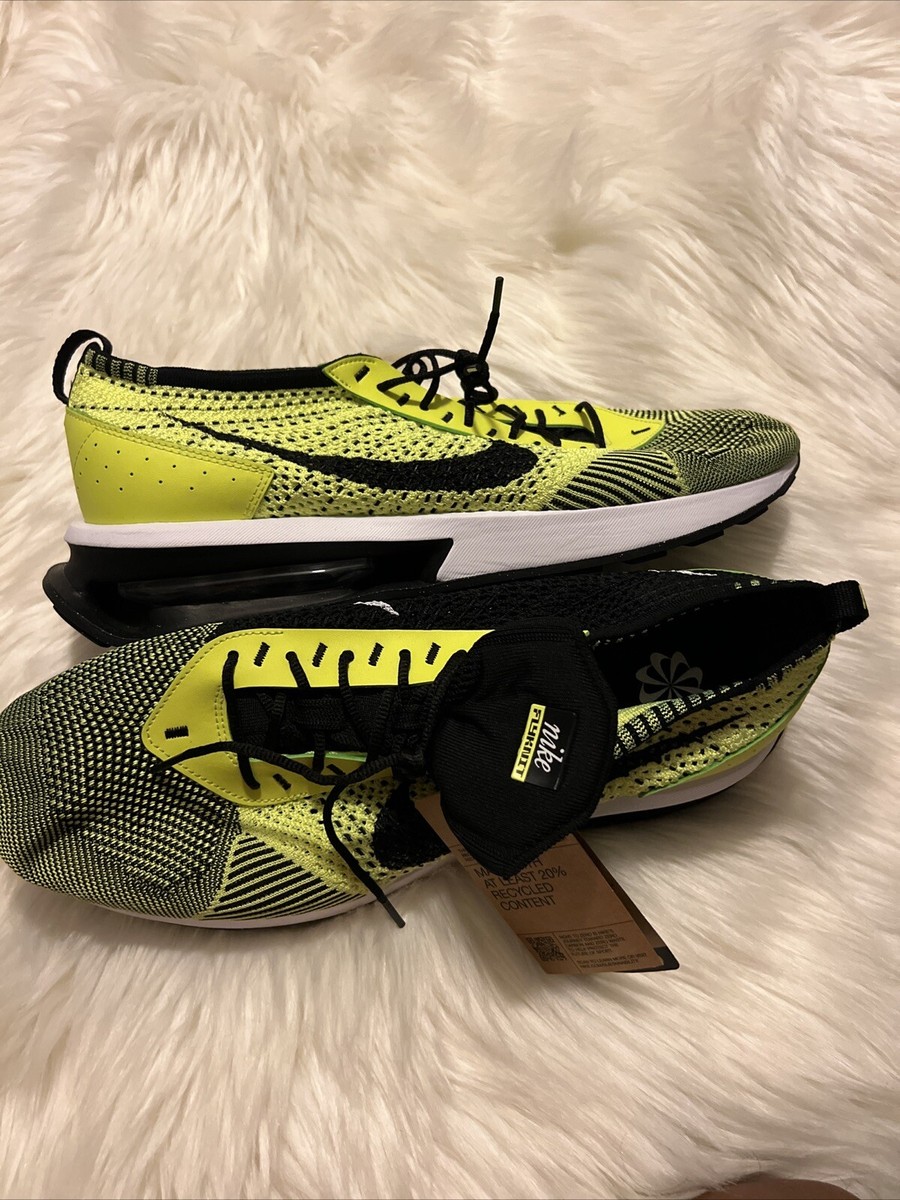 NIKE★AIR MAX FLYKNIT RACER★VOLT/WHITE/SEQUOIA/BLACK Amazon.com | Nike Women's AIR MAX Flyknit Racer Black/White